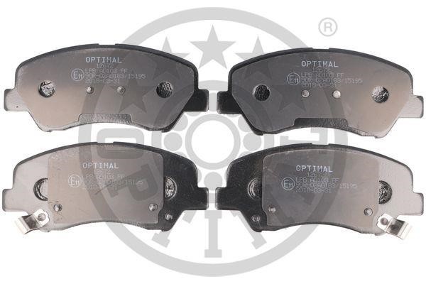 Optimal BP-12672 Front disc brake pads, set BP12672