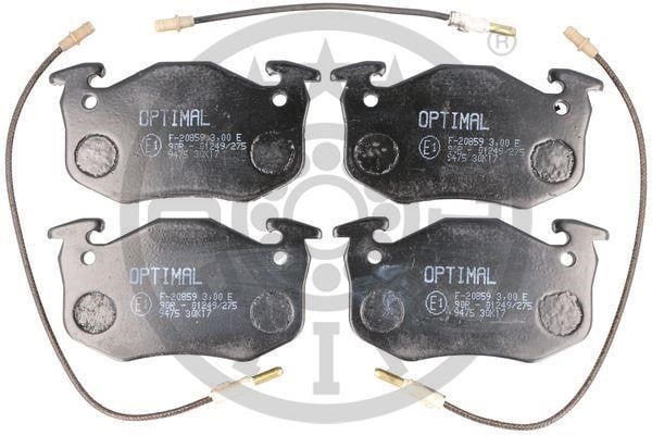 Optimal BP-09352 Front disc brake pads, set BP09352