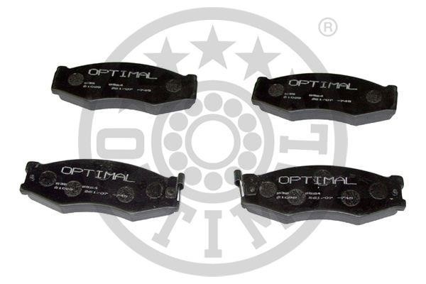 Optimal BP-09376 Front disc brake pads, set BP09376