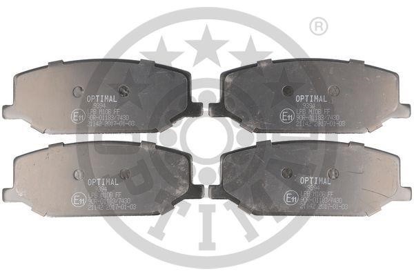 Optimal BP-09394 Front disc brake pads, set BP09394