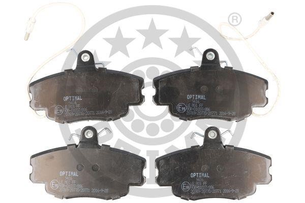 Optimal BP-09416 Front disc brake pads, set BP09416