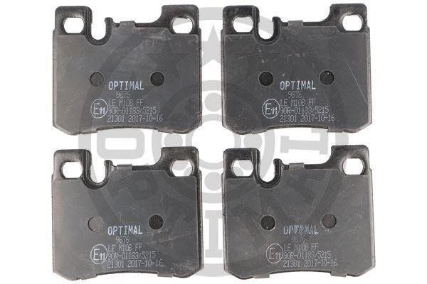 Optimal BP-09876 Rear disc brake pads, set BP09876