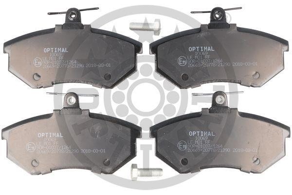 Optimal BP-10069 Front disc brake pads, set BP10069