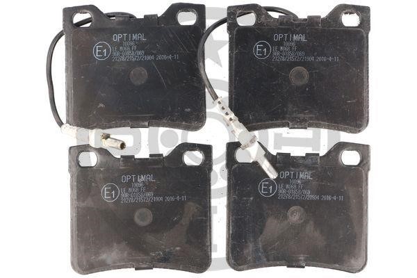 Optimal BP-10096 Front disc brake pads, set BP10096