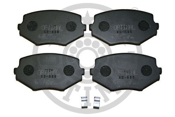 Optimal BP-12326 Front disc brake pads, set BP12326