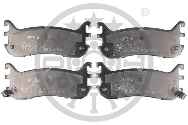 Optimal BP-12327 Rear disc brake pads, set BP12327