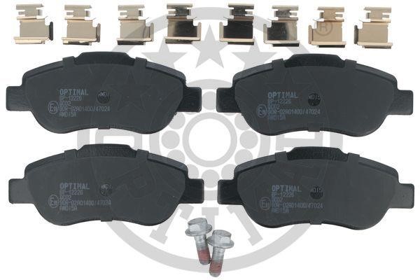 Optimal BP-12226 Front disc brake pads, set BP12226