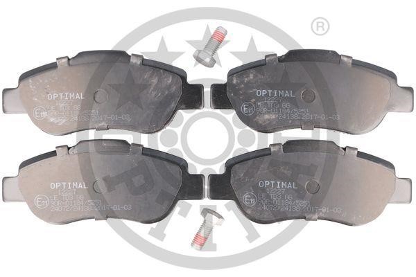 Optimal BP-12227 Front disc brake pads, set BP12227