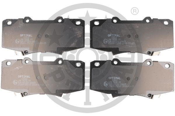 Optimal BP-12602 Front disc brake pads, set BP12602