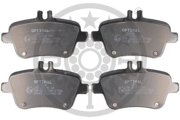 Optimal BP-12606 Rear disc brake pads, set BP12606