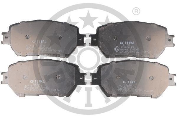 Optimal BP-12253 Front disc brake pads, set BP12253