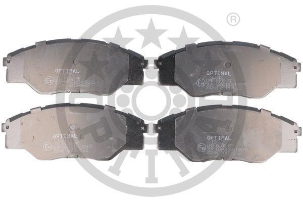 Optimal BP-12612 Front disc brake pads, set BP12612