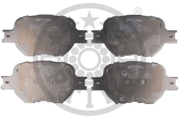 Optimal BP-12258 Front disc brake pads, set BP12258