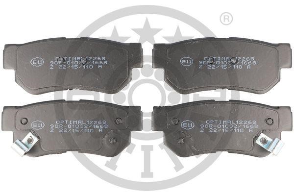 Optimal BP-12268 Rear disc brake pads, set BP12268