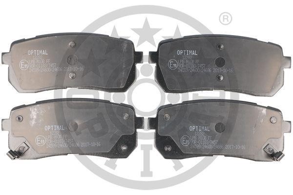 Optimal BP-12282 Rear disc brake pads, set BP12282