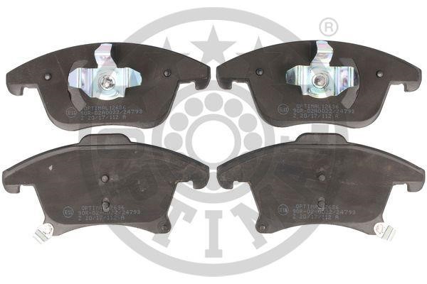Optimal BP-12636 Front disc brake pads, set BP12636