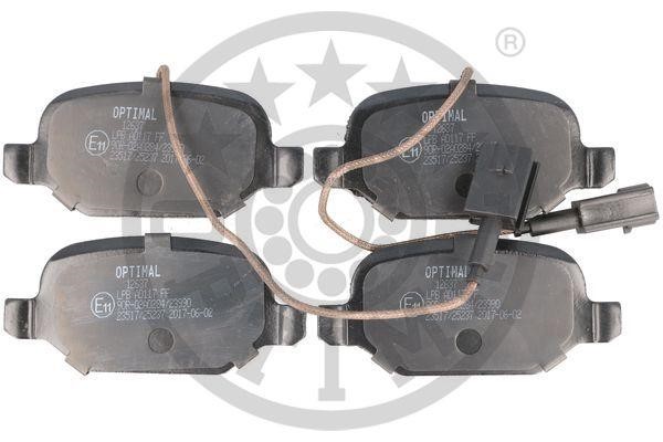 Optimal BP-12637 Rear disc brake pads, set BP12637