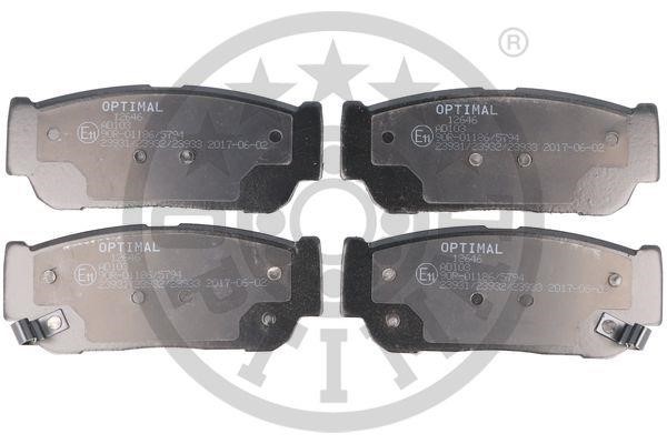 Optimal BP-12646 Rear disc brake pads, set BP12646