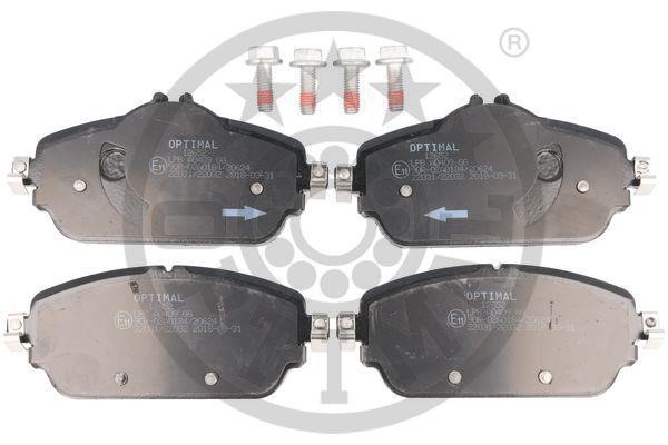 Optimal BP-12652 Brake Pad Set, disc brake BP12652