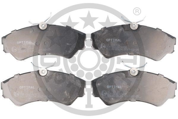 Optimal BP-09757 Front disc brake pads, set BP09757