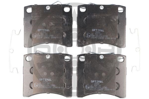 Optimal BP-09760 Front disc brake pads, set BP09760