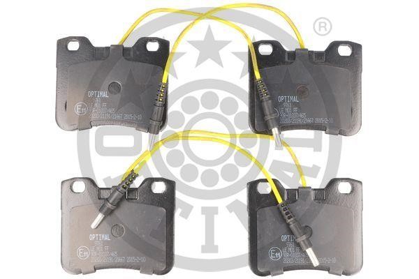 Optimal BP-09761 Front disc brake pads, set BP09761