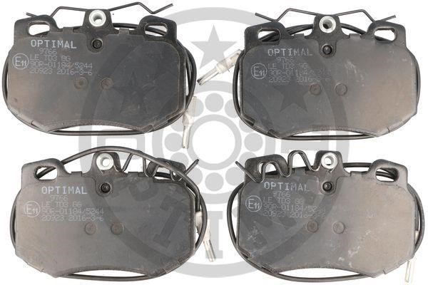Optimal BP-09766 Front disc brake pads, set BP09766
