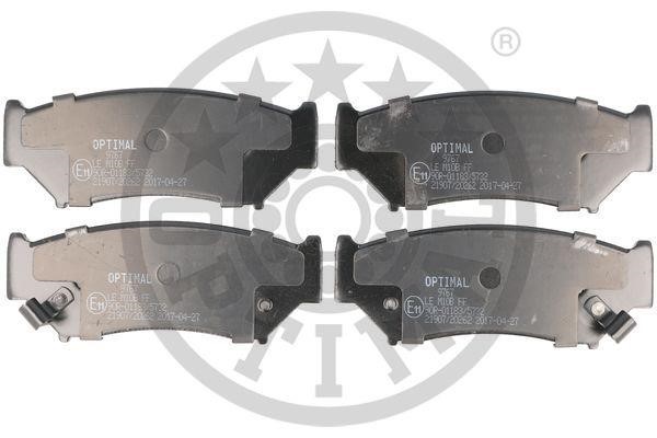 Optimal BP-09767 Front disc brake pads, set BP09767