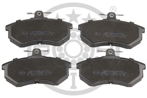 Optimal BP-09774 Front disc brake pads, set BP09774