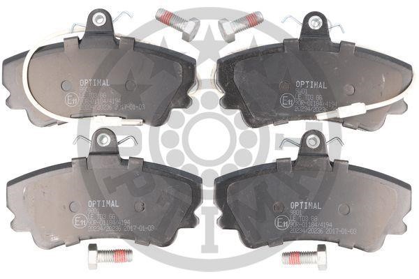 Optimal BP-09801 Front disc brake pads, set BP09801