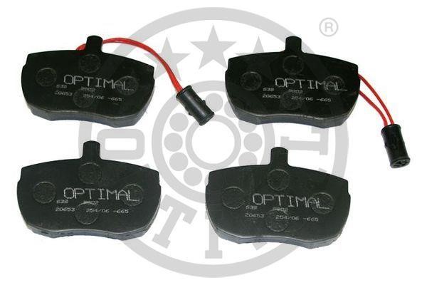 BP09802 Optimal Brake pad set