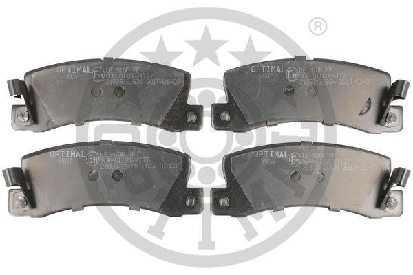 Optimal BP-09807 Rear disc brake pads, set BP09807