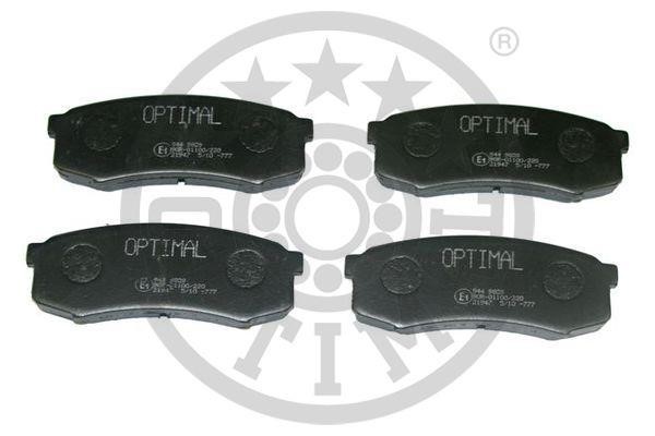 Optimal BP-09809 Front disc brake pads, set BP09809