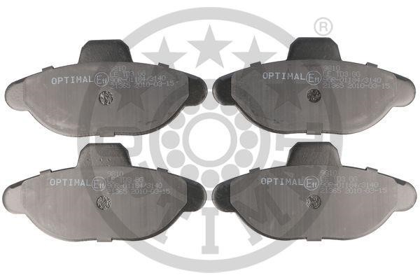 Optimal BP-09810 Front disc brake pads, set BP09810