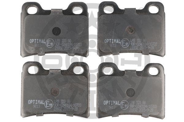 Optimal BP-09813 Rear disc brake pads, set BP09813