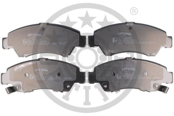 Optimal BP-09816 Front disc brake pads, set BP09816