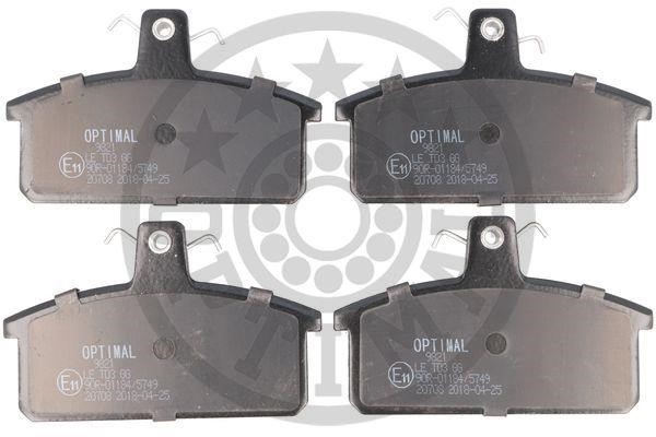 Optimal BP-09821 Brake Pad Set, disc brake BP09821