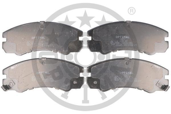 Optimal BP-09827 Front disc brake pads, set BP09827