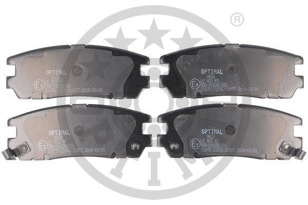 Optimal BP-09828 Front disc brake pads, set BP09828