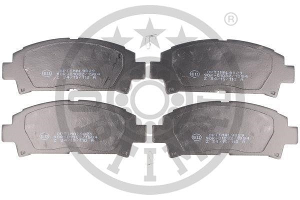 Optimal BP-09829 Front disc brake pads, set BP09829