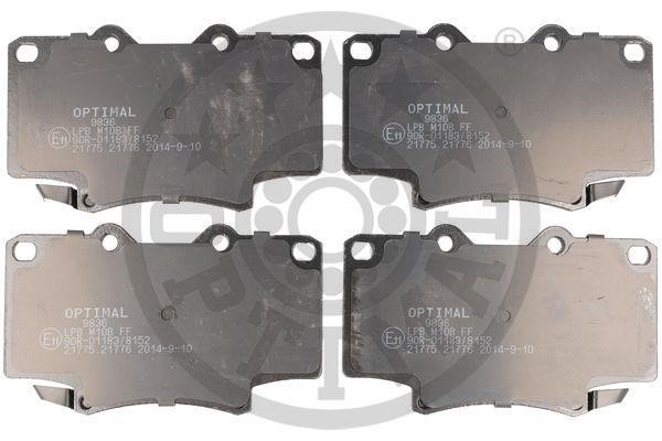Optimal BP-09836 Brake Pad Set, disc brake BP09836