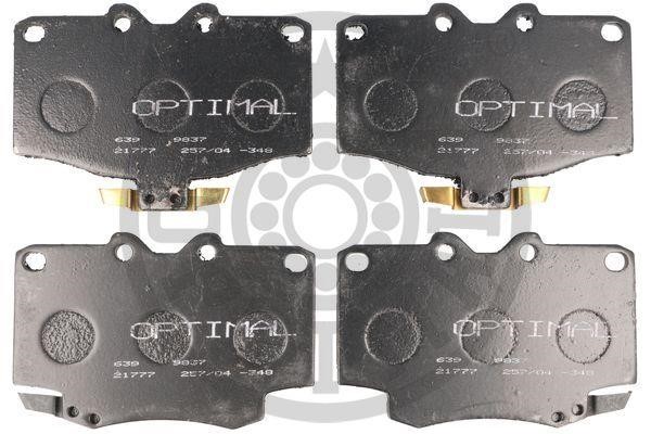 Optimal BP-09837 Front disc brake pads, set BP09837