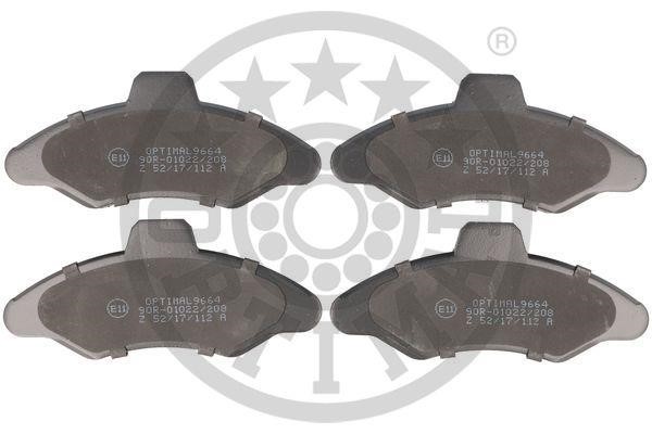 Optimal BP-09664 Front disc brake pads, set BP09664