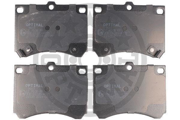 BP09669 Optimal Front disc brake pads, set