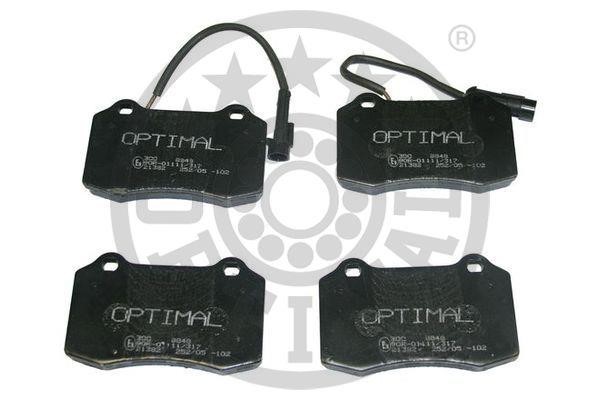 Optimal BP-09848 Brake Pad Set, disc brake BP09848