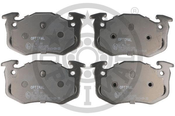 Optimal BP-09858 Rear disc brake pads, set BP09858