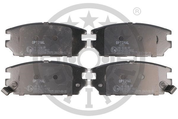 Optimal BP-09713 Front disc brake pads, set BP09713