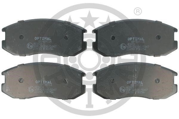 Optimal BP-09714 Front disc brake pads, set BP09714