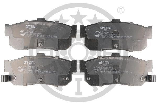 Optimal BP-09728 Rear disc brake pads, set BP09728