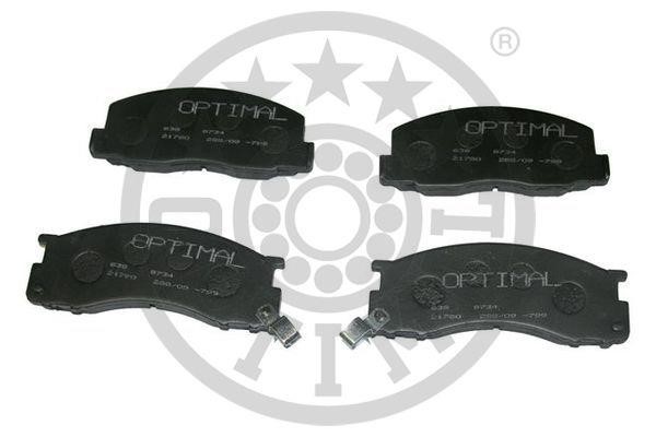 Optimal BP-09734 Brake Pad Set, disc brake BP09734